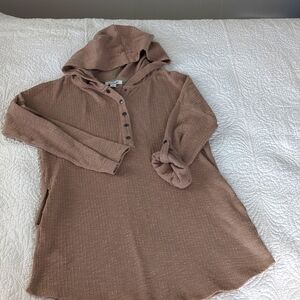 Simply Noelle snap Henley tunic Size S/M